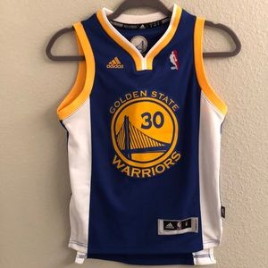 Kids Warriors Stephen Curry Adidas Jersey